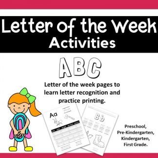 Alphabet Letter of the Week