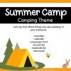 Backyard Summer Camp: Camping! - Forgetful Momma Shop