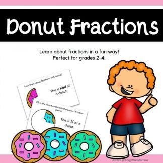 Donut Fractions - Fun Math Center