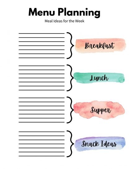 Homeschool Mom Journal Page Sample