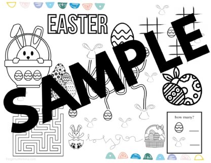 Easter Activity Sheet sample