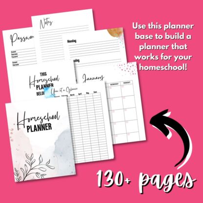 planner pages samples