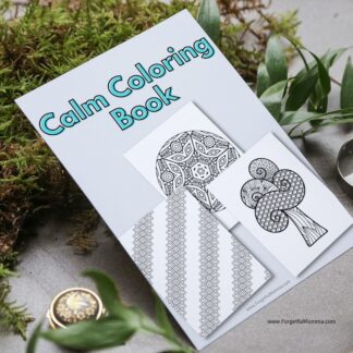 cover of the calm coloring book